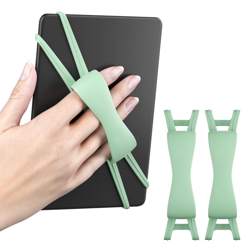 Tablet Reading Accessories - สายคล้องมือสำหรับแท็บเล็ตแบบ Comfort Grip สายรัดอ่านหนังสือบนเตียงแบบพกพา อุปกรณ์เสริมอเนกประสงค์สำหรับ Kindle