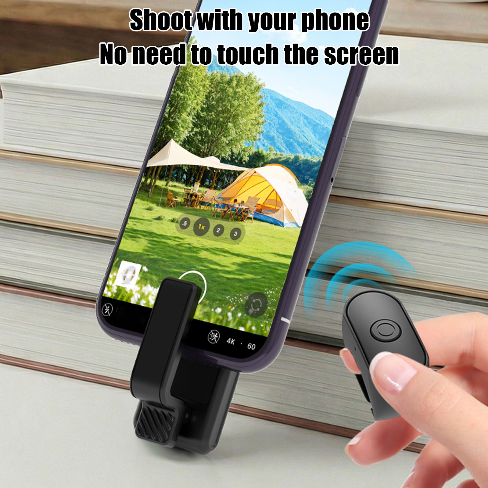 Tablet Reading Accessories - คลิกคอนโทรลเลอร์สำหรับอุปกรณ์เสริม Kindle คลิกเกอร์ไร้สายแบบ Type-C ชาร์จได้ สำหรับ