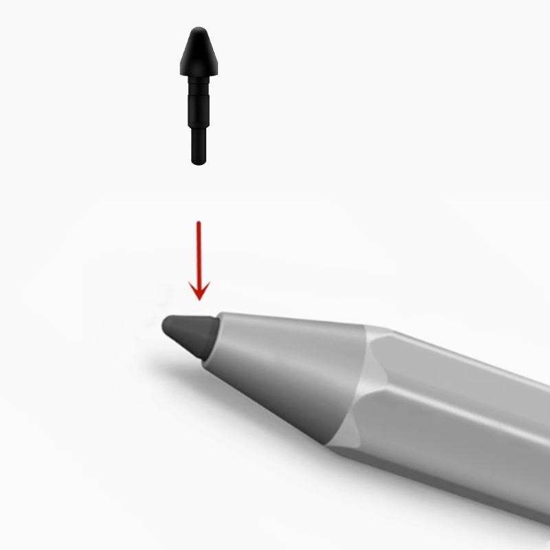 Tablet Drawing Accessories - หัวปากกาสไตลัสแท็บเล็ตกันรอยขีดข่วนใช้ได้กับแผ่น Pen2/แผ่น ProP11ปากกาสไตลัสที่จับสบายกันรอยปลายใช้งานได้นาน