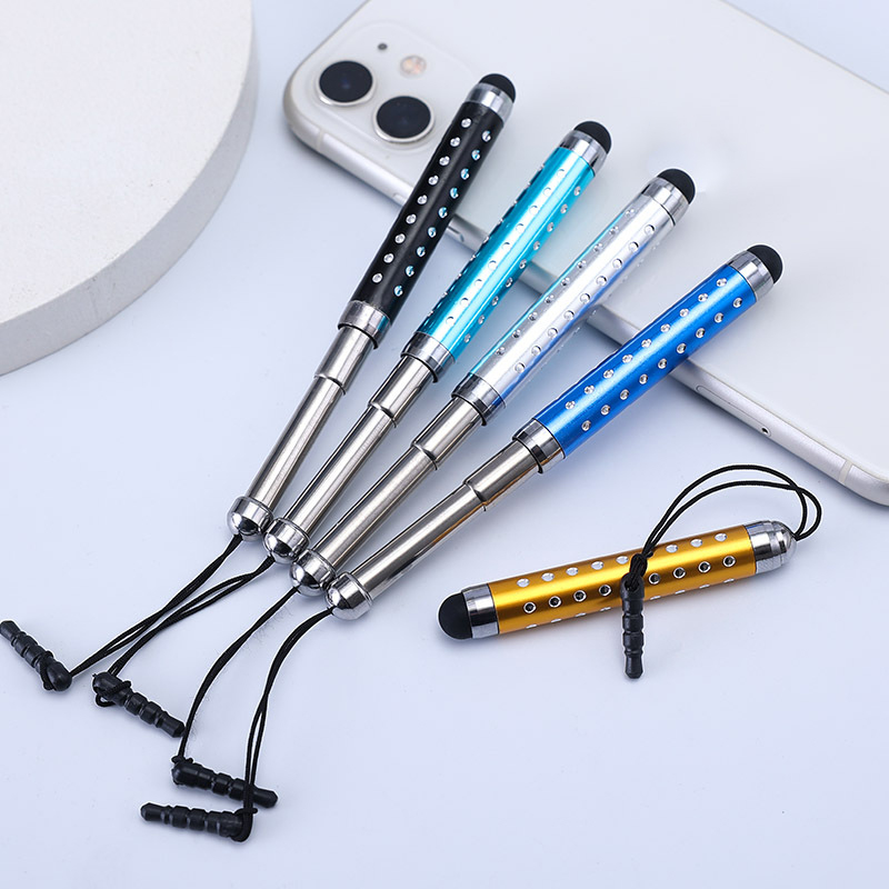 Tablet Drawing Accessories - ปากกาสไตลัสแบบมืออาชีพ อุปกรณ์เสริมหน้าจอสัมผัสโทรศัพท์มือถืออเนกประสงค์ ด้ามโลหะ แบบคาปาซิทีฟ ใช้ได้กับแท็บเล็ต ไอโฟน
