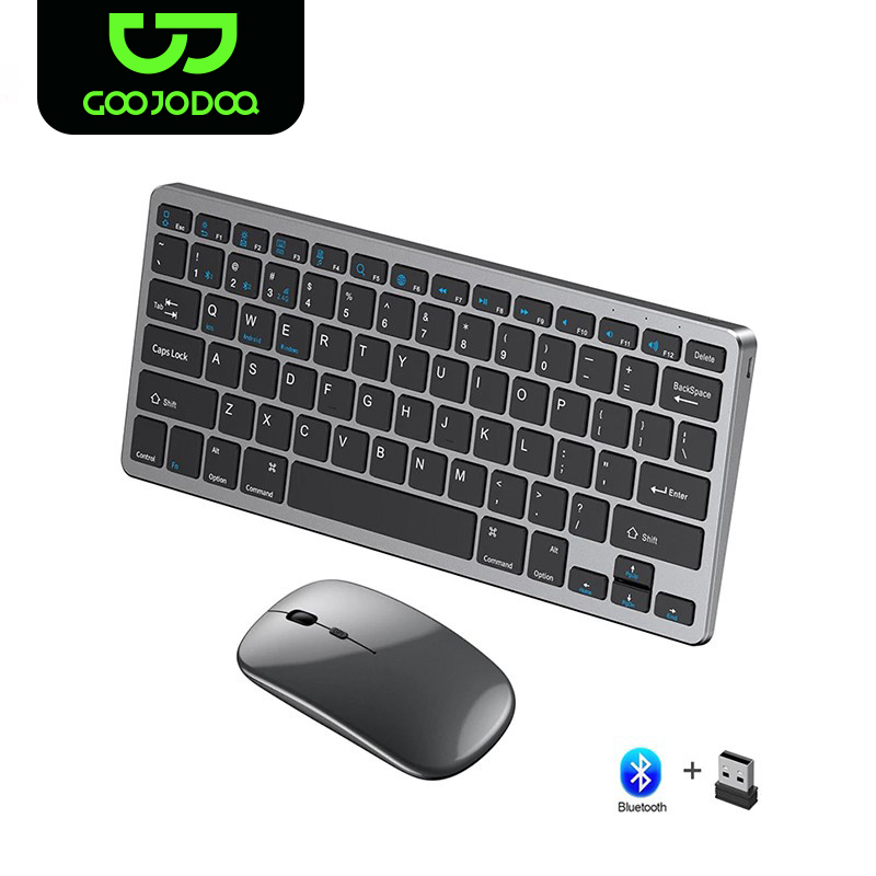 Tablet Accessories Choice Store - คีย์บอร์ดไร้สายบลูทูธ 5.0 และ 2.4G มินิมัลติมีเดีย teclado
