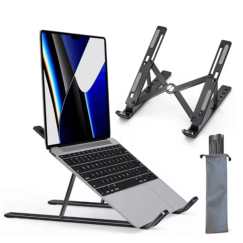 Tablet Reading Accessories - ที่วางแล็ปท็อปแบบปรับได้ ที่วางจอคอมพิวเตอร์ แบบพกพา พับได้ สำหรับ Macbook