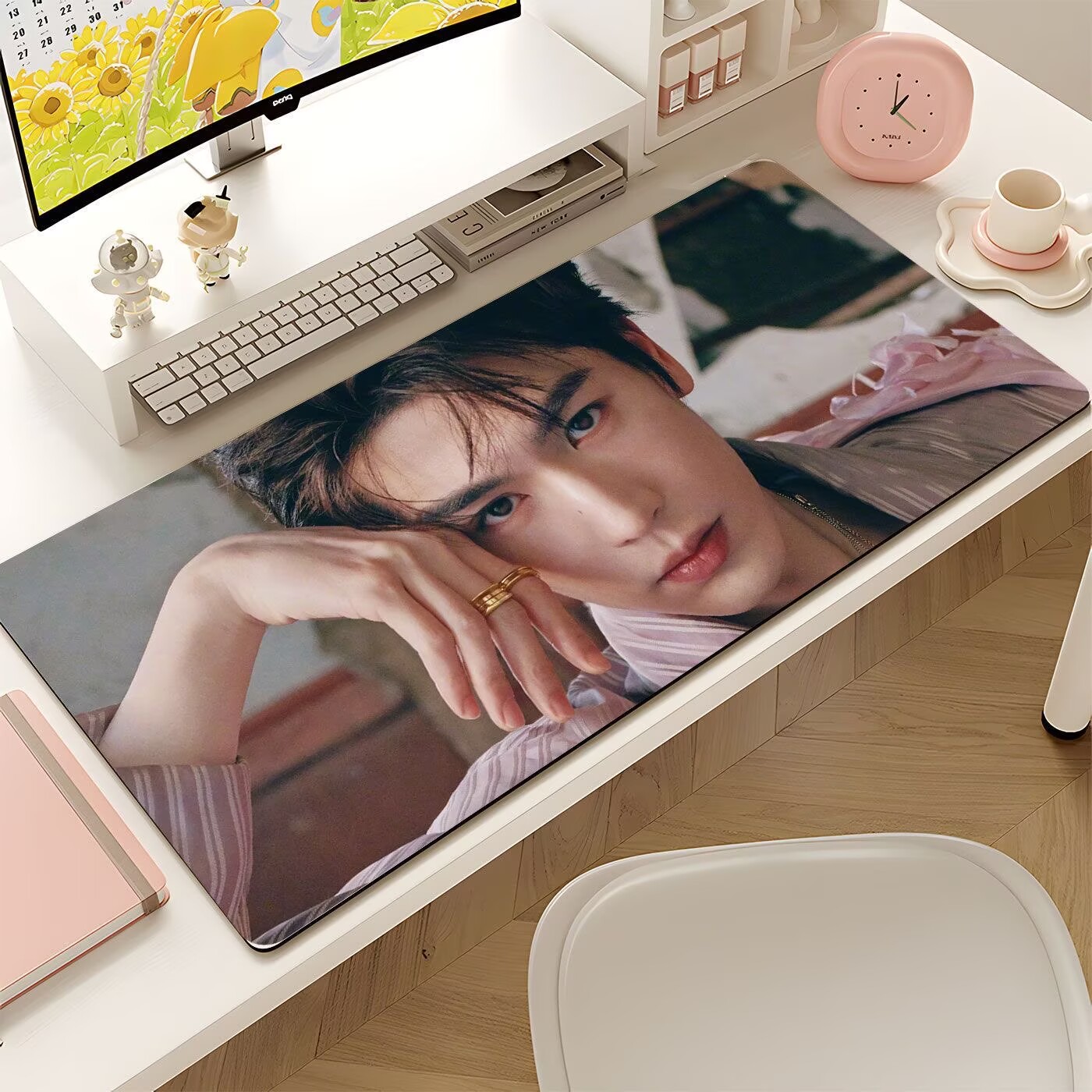 Tablet Computer Accessories - แผ่นรองเมาส์ขนาดใหญ่ของจางหลิงเหอ, แผ่นรองคีย์บอร์ดตัวเอกชายในนวนิยายชื่อดัง, แผ่นรองกันลื่นสำหรับเล่นเกมคอมพิวเตอร์