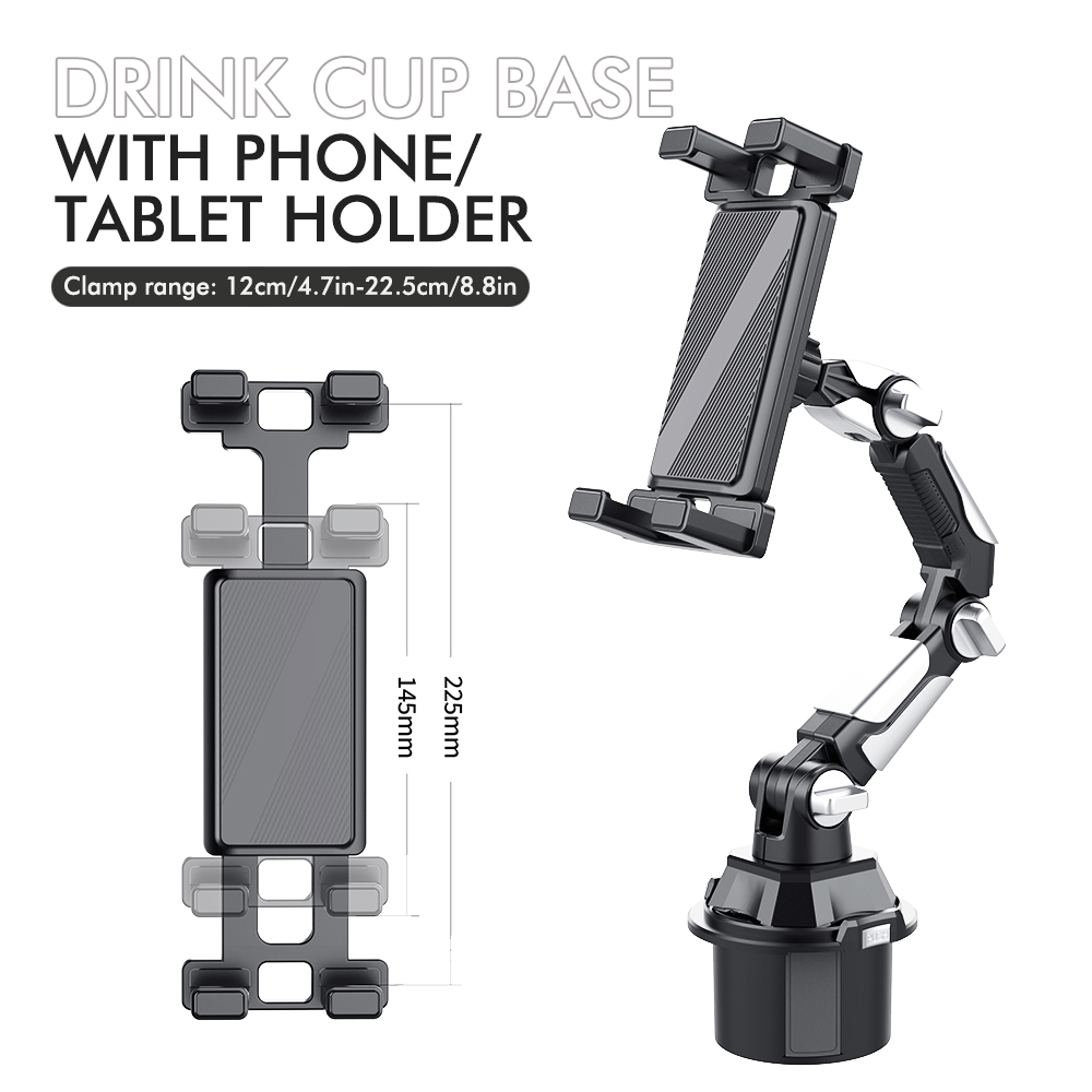 Tablet Accessories Must Have - ที่วางแก้วในรถยนต์ ที่วางแก้วน้ําในรถยนต์ ตําแหน่งร่วมยาว โทรศัพท์มือถือ แท็บเล็ต คอมพิวเตอร์