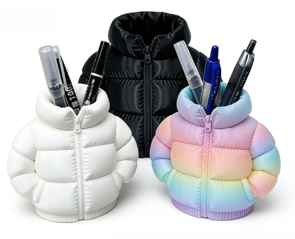 Tablet Reading Accessories - ที่ใส่ปากกาแบบตั้งโต๊ะรูปทรงเสื้อแจ็คเก็ตพิมพ์ 3 มิติสุดสร้างสรรค์ มี 3 สีให้เลือก