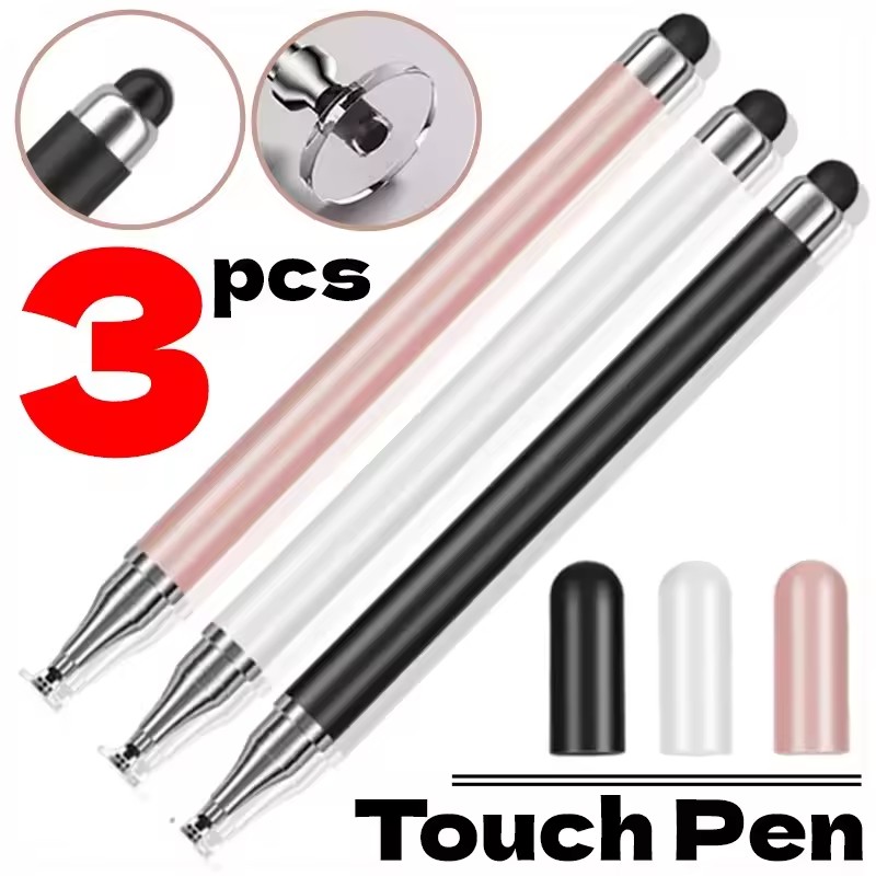 Tablet Drawing Accessories - ปากกาสไตลัสอเนกประสงค์ 2in1 สำหรับหน้าจอสัมผัสทุกชนิด ไอแพด แท็บเล็ต ดินสอเขียนหน้าจอ