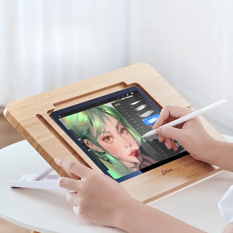 Tablet Drawing Accessories - ขายึดสำหรับวาดภาพ แท็บเล็ตตั้งโต๊ะไม้ วาดภาพด้วยมือ ขนาด 12.9 นิ้ว
