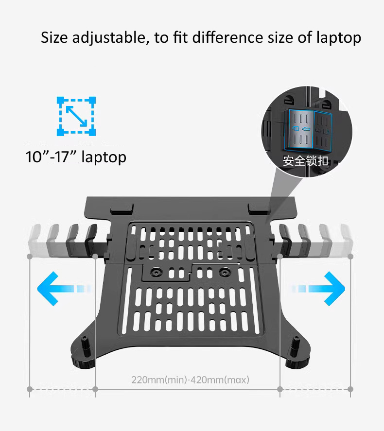 ขาตั้งโน้ตบุ๊กแบบหนีบ NB 2 in  - Tablet Reading Accessories บทวิจารณ์และราคา