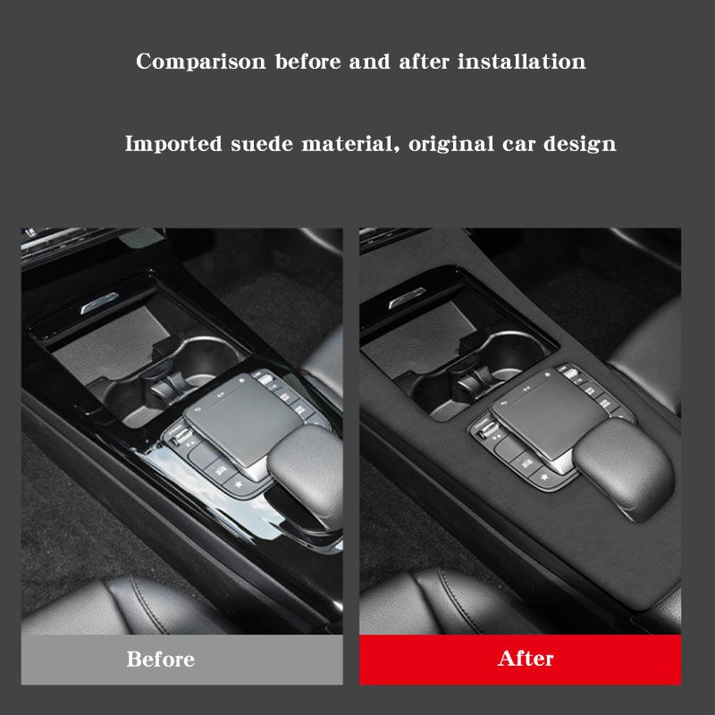 คอนโซลกลางรถคอนโซลหนังนิ่มสไตล - Tesla Tablet Accessories บทวิจารณ์และราคา