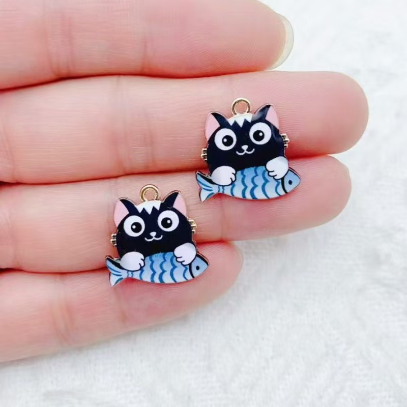 จี้โลหะผสมลายการ์ตูนแมวน่ารักก - Mobile & Tablet Accessories บทวิจารณ์และราคา