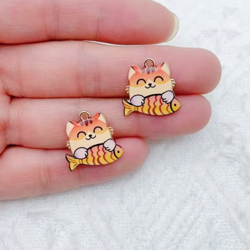 จี้โลหะผสมลายการ์ตูนแมวน่ารักก - Mobile & Tablet Accessories บทวิจารณ์และราคา