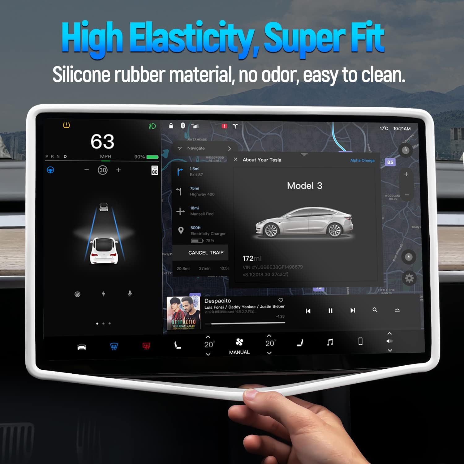 สําหรับTeslaรุ่น 3 Y Highlandป - Tesla Tablet Accessories บทวิจารณ์และราคา