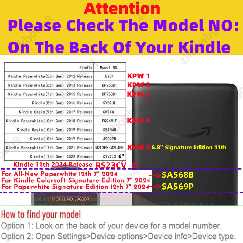 Funda สําหรับ 2024 RS23CV Kind - Kindle Tablet Accessories บทวิจารณ์และราคา