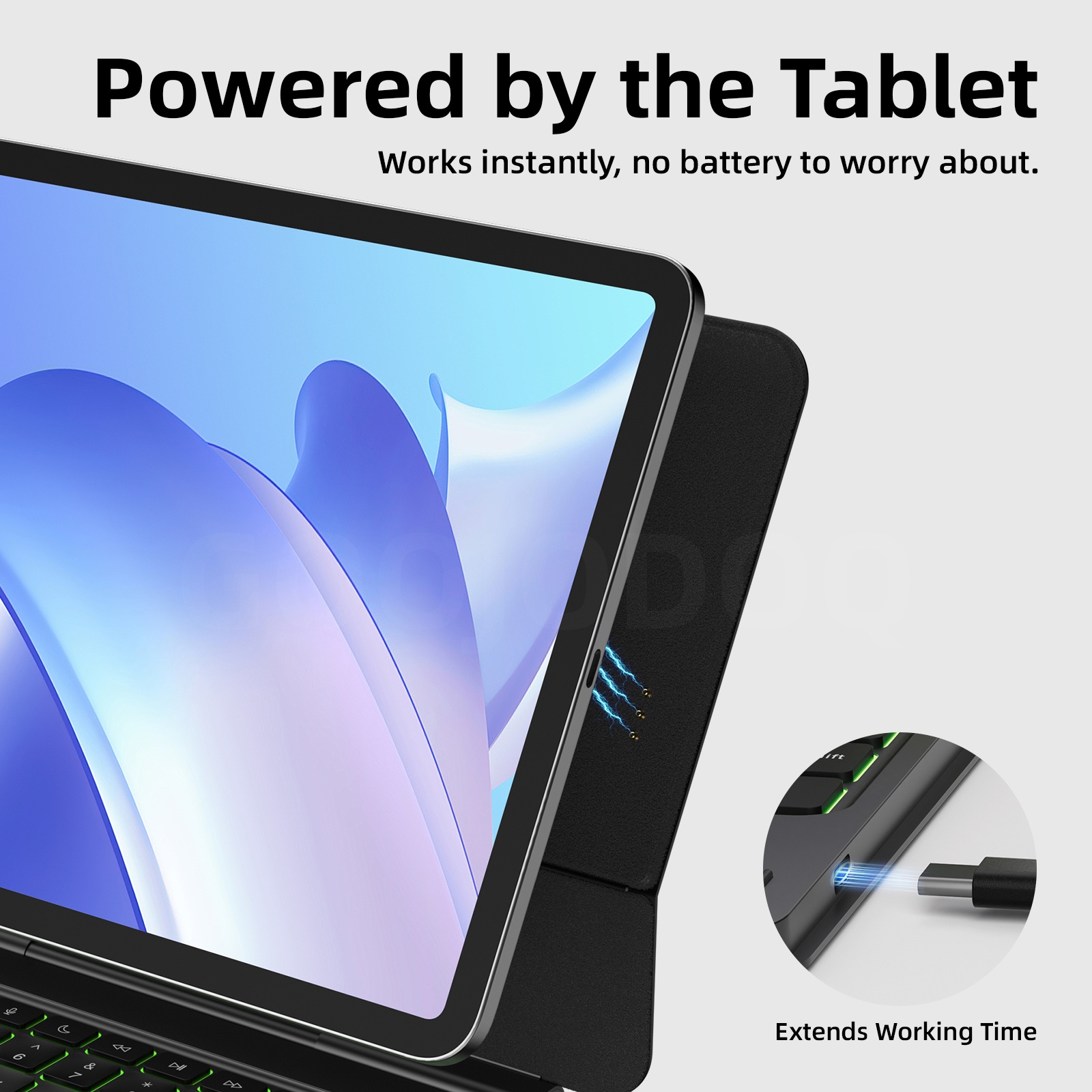 เคสคีย์บอร์ดอัจฉริยะ GOOJODOQ  - Tablet Accessories Choice Store บทวิจารณ์และราคา